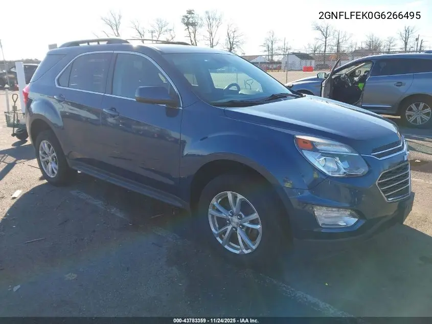 2GNFLFEK0G6266495 2016 Chevrolet Equinox Lt