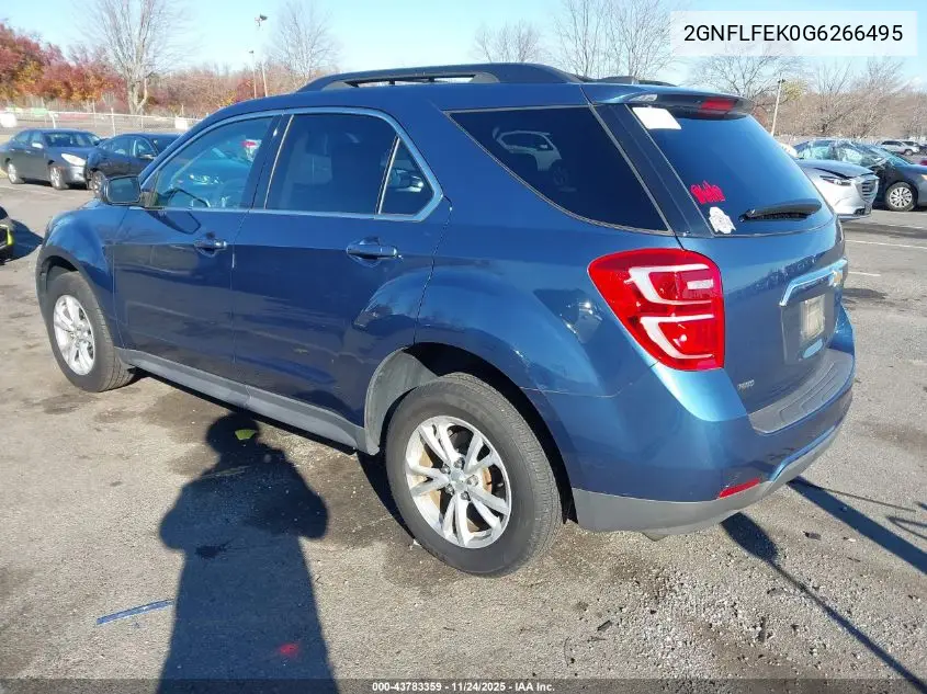 2GNFLFEK0G6266495 2016 Chevrolet Equinox Lt