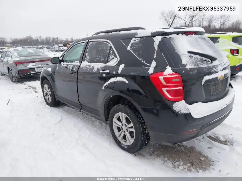 2GNFLFEKXG6337959 2016 Chevrolet Equinox Lt