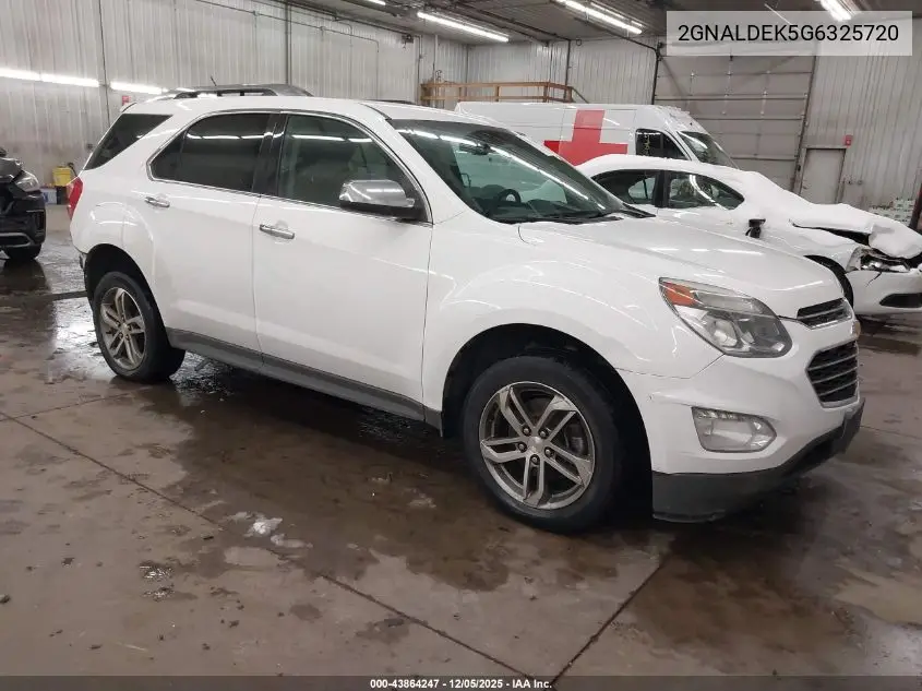 2GNALDEK5G6325720 2016 Chevrolet Equinox Ltz