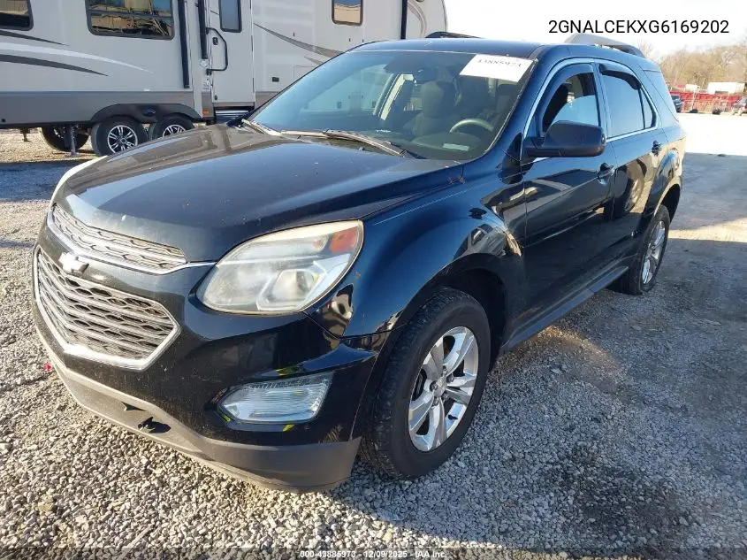 2GNALCEKXG6169202 2016 Chevrolet Equinox Lt