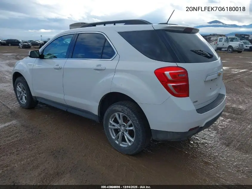 2GNFLFEK7G6180018 2016 Chevrolet Equinox Lt
