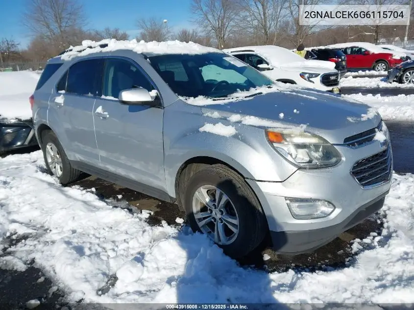 2GNALCEK6G6115704 2016 Chevrolet Equinox Lt