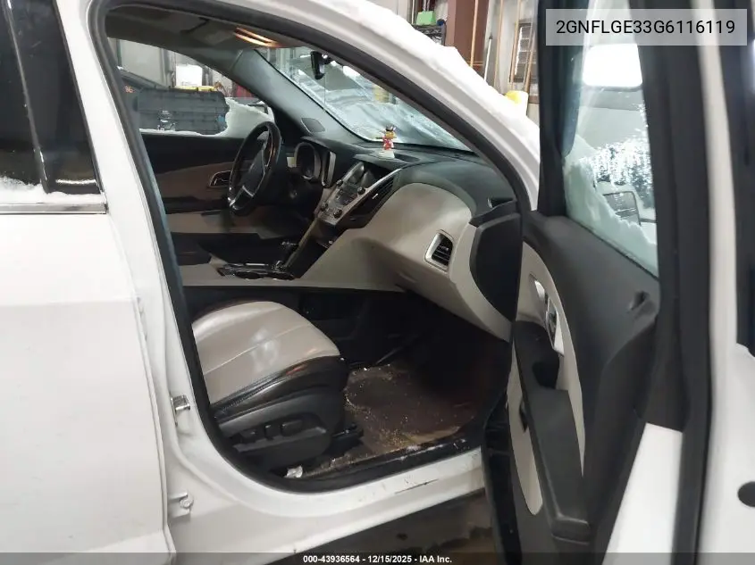 2GNFLGE33G6116119 2016 Chevrolet Equinox Ltz