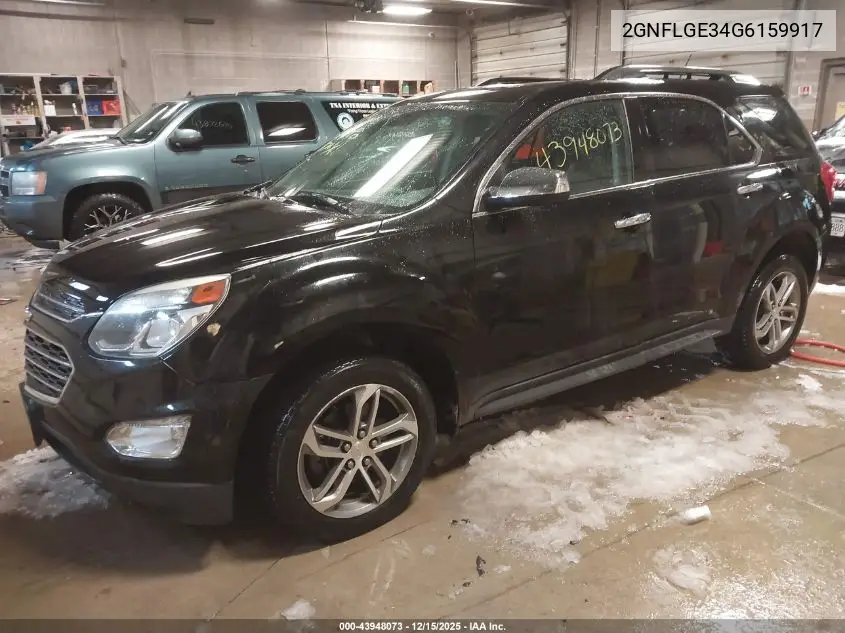 2GNFLGE34G6159917 2016 Chevrolet Equinox Ltz