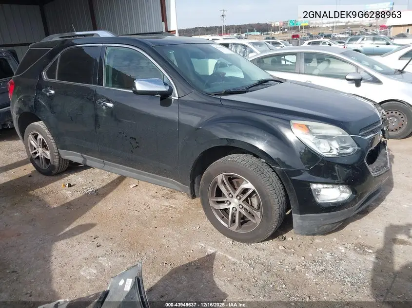 2GNALDEK9G6288963 2016 Chevrolet Equinox Ltz