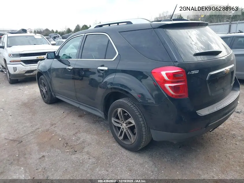 2GNALDEK9G6288963 2016 Chevrolet Equinox Ltz