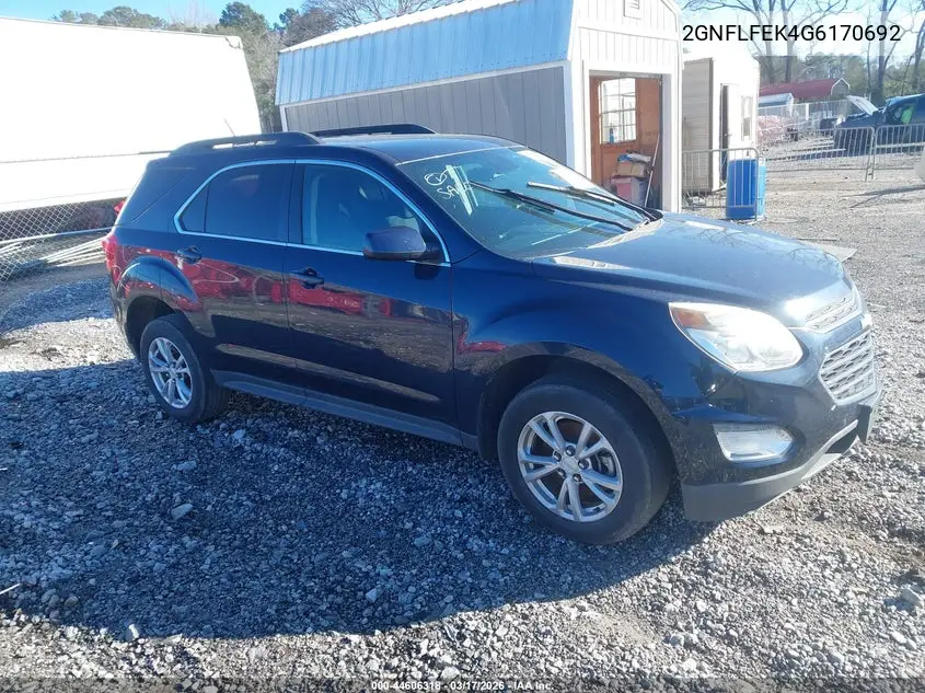 2GNFLFEK4G6170692 2016 Chevrolet Equinox Lt