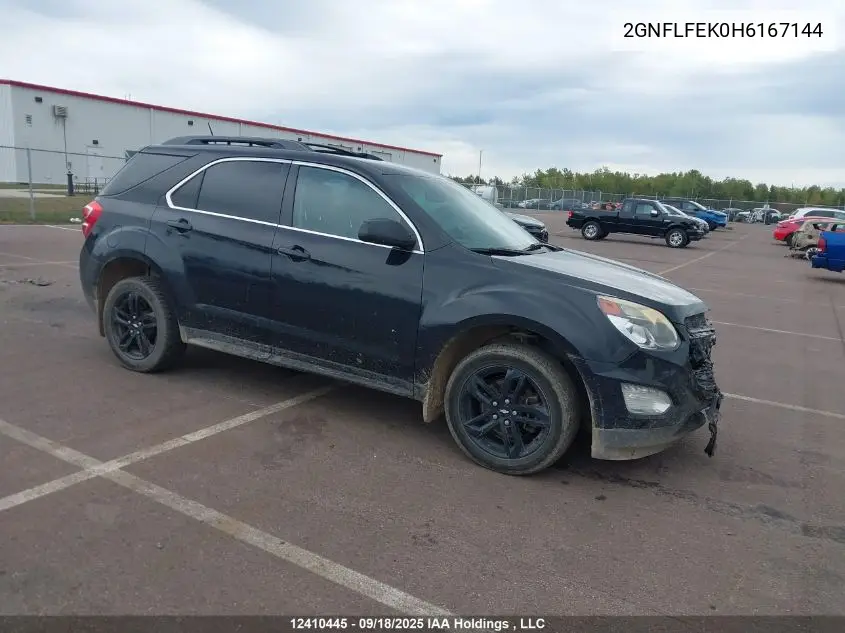2GNFLFEK0H6167144 2017 Chevrolet Equinox Lt