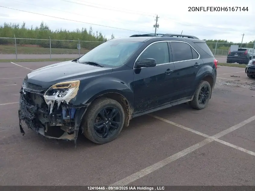 2GNFLFEK0H6167144 2017 Chevrolet Equinox Lt