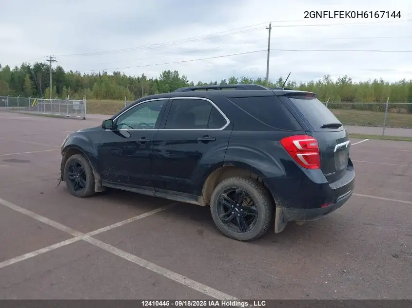 2GNFLFEK0H6167144 2017 Chevrolet Equinox Lt