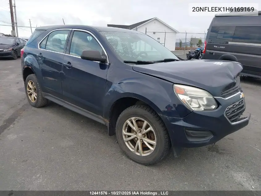 2GNFLEEK1H6169169 2017 Chevrolet Equinox Ls