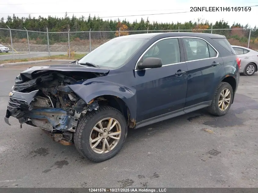 2GNFLEEK1H6169169 2017 Chevrolet Equinox Ls