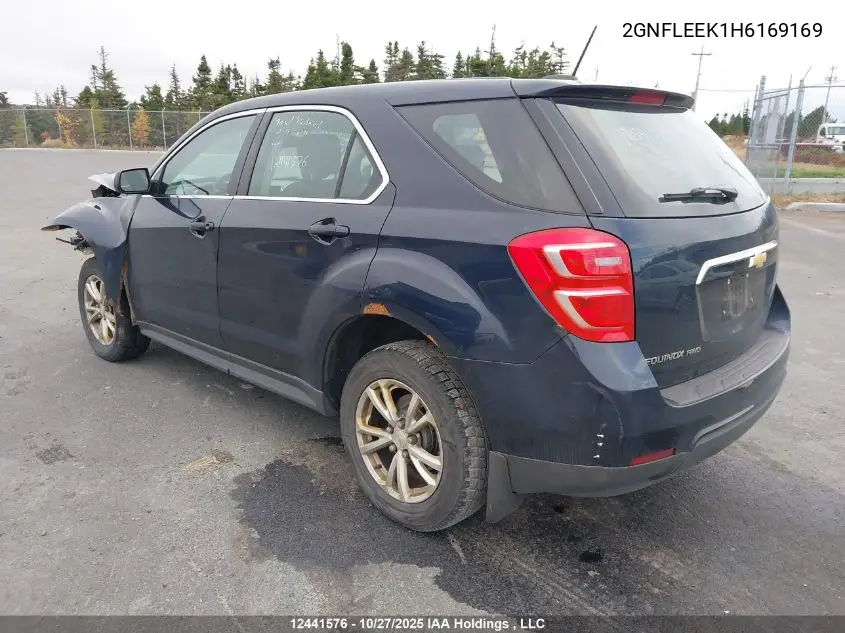 2GNFLEEK1H6169169 2017 Chevrolet Equinox Ls