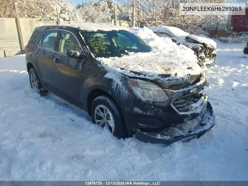 2GNFLEEK6H6289369 2017 Chevrolet Equinox Ls