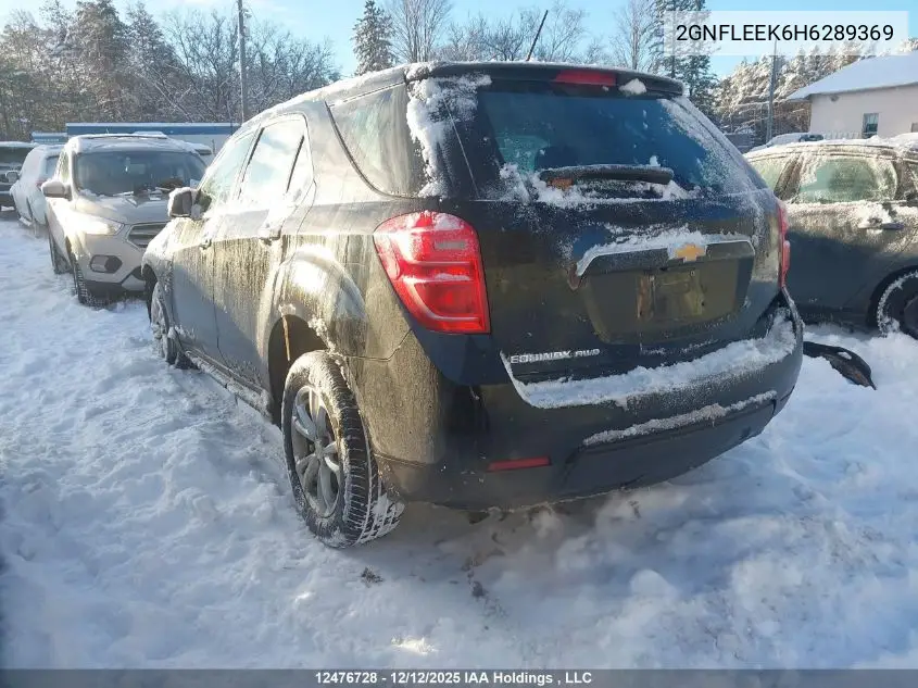 2GNFLEEK6H6289369 2017 Chevrolet Equinox Ls