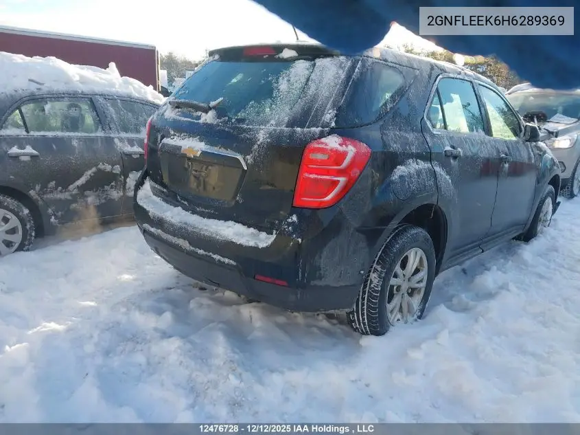 2GNFLEEK6H6289369 2017 Chevrolet Equinox Ls