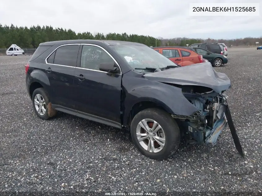 2GNALBEK6H1525685 2017 Chevrolet Equinox Ls