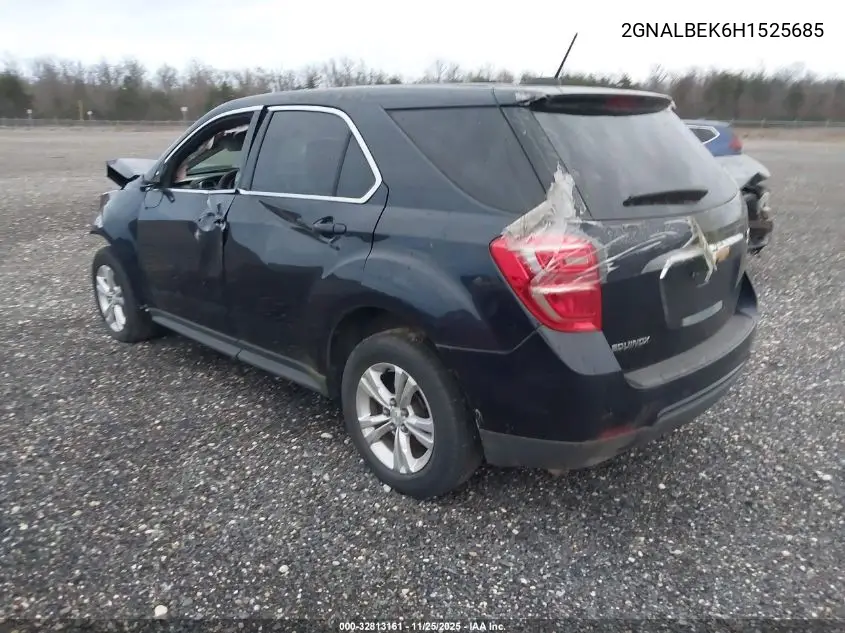 2GNALBEK6H1525685 2017 Chevrolet Equinox Ls