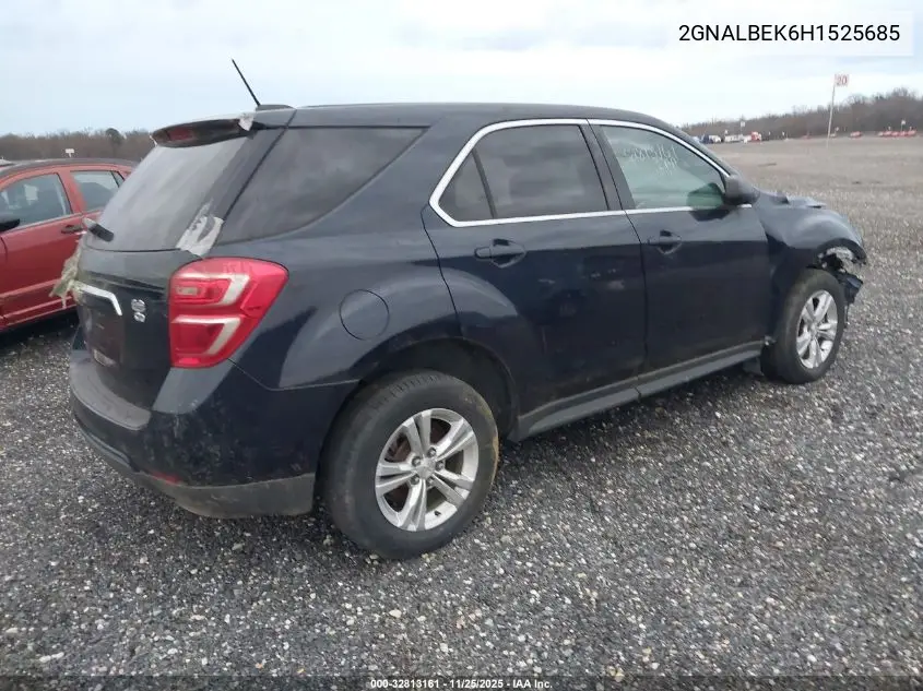 2GNALBEK6H1525685 2017 Chevrolet Equinox Ls