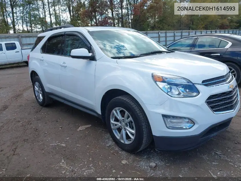 2GNALCEK0H1614593 2017 Chevrolet Equinox Lt