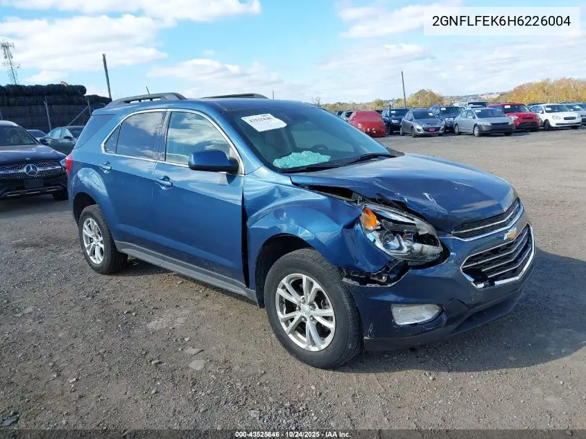 2GNFLFEK6H6226004 2017 Chevrolet Equinox Lt
