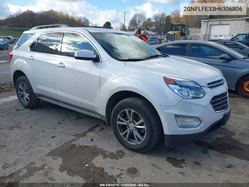 2GNFLFE33H6306806 2017 Chevrolet Equinox Lt