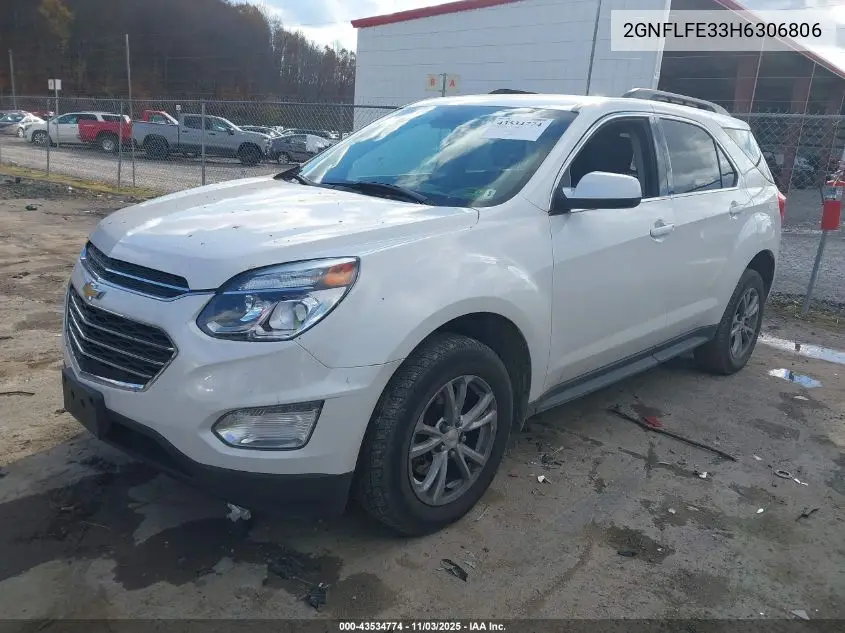 2GNFLFE33H6306806 2017 Chevrolet Equinox Lt