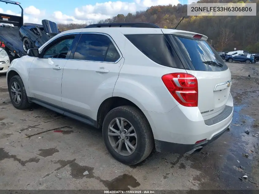2GNFLFE33H6306806 2017 Chevrolet Equinox Lt
