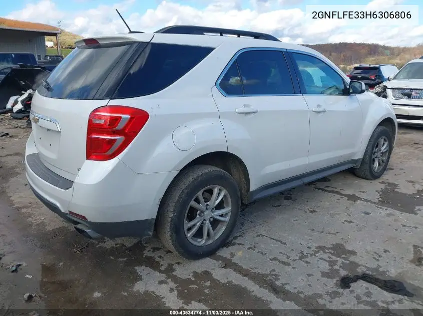 2GNFLFE33H6306806 2017 Chevrolet Equinox Lt