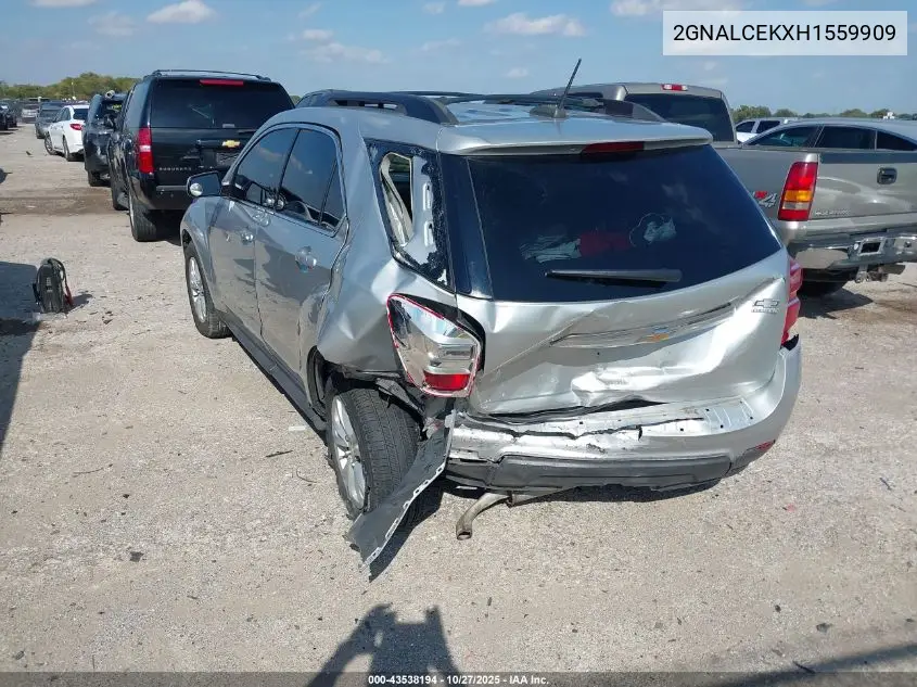 2GNALCEKXH1559909 2017 Chevrolet Equinox Lt