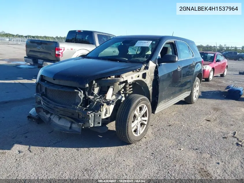 2GNALBEK4H1537964 2017 Chevrolet Equinox Ls
