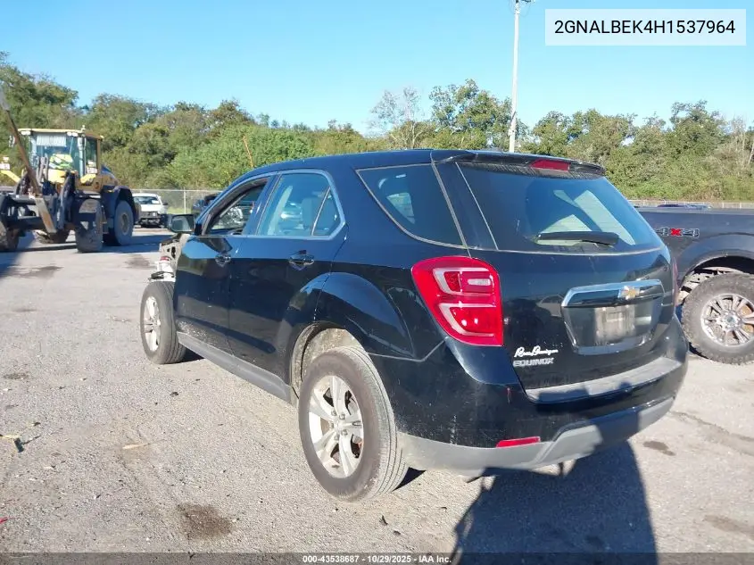 2GNALBEK4H1537964 2017 Chevrolet Equinox Ls