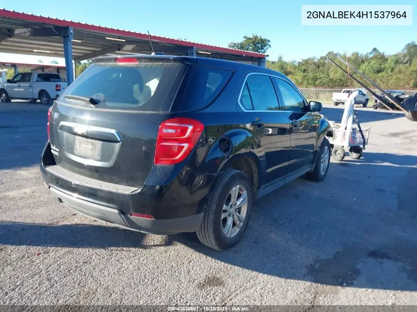 2GNALBEK4H1537964 2017 Chevrolet Equinox Ls