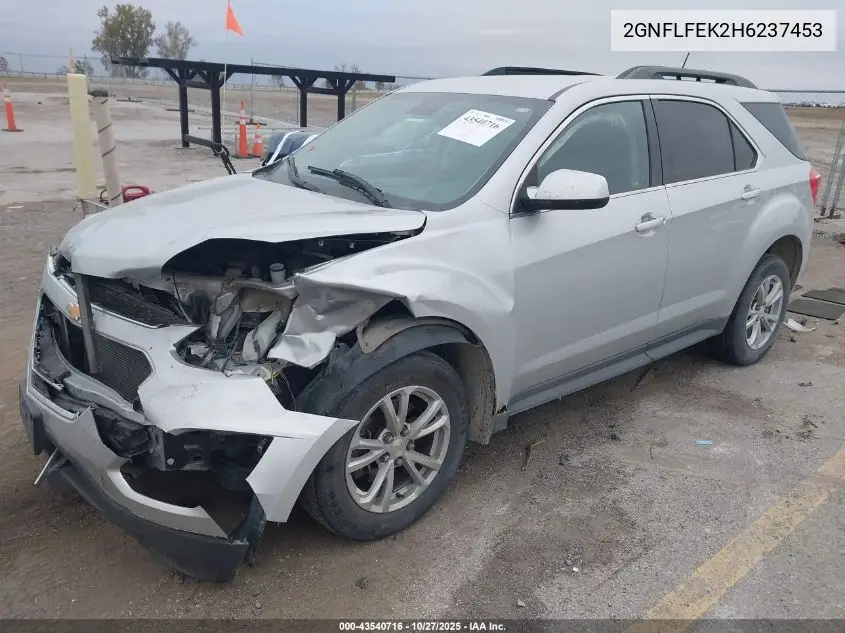 2GNFLFEK2H6237453 2017 Chevrolet Equinox Lt