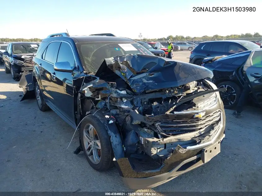 2GNALDEK3H1503980 2017 Chevrolet Equinox Premier