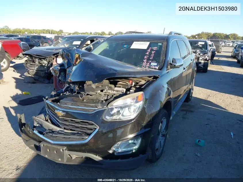 2GNALDEK3H1503980 2017 Chevrolet Equinox Premier