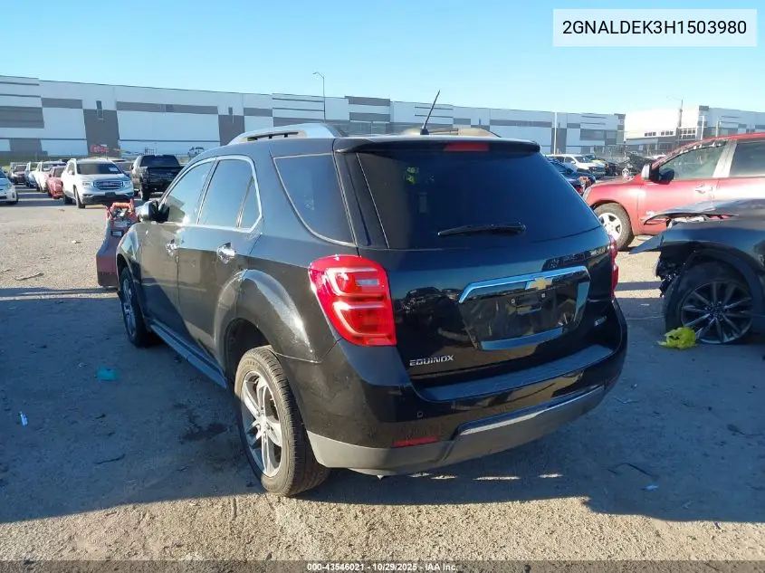 2GNALDEK3H1503980 2017 Chevrolet Equinox Premier