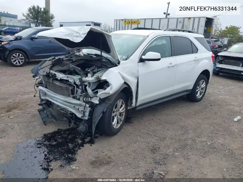 2GNFLFEK7H6331344 2017 Chevrolet Equinox Lt