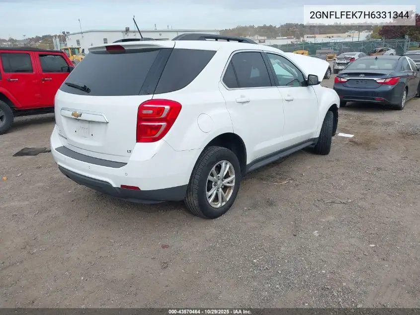 2GNFLFEK7H6331344 2017 Chevrolet Equinox Lt