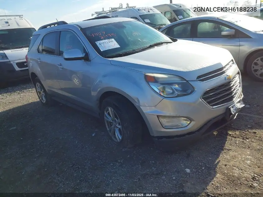 2GNALCEK3H6188238 2017 Chevrolet Equinox Lt