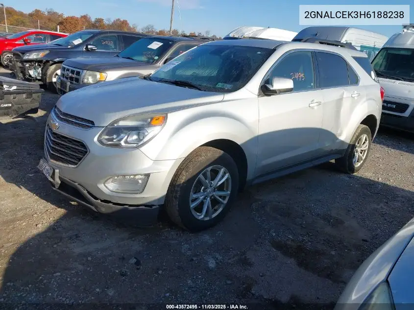 2GNALCEK3H6188238 2017 Chevrolet Equinox Lt