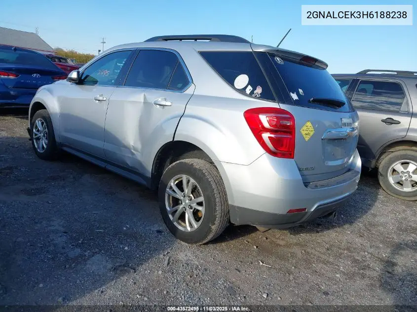 2GNALCEK3H6188238 2017 Chevrolet Equinox Lt