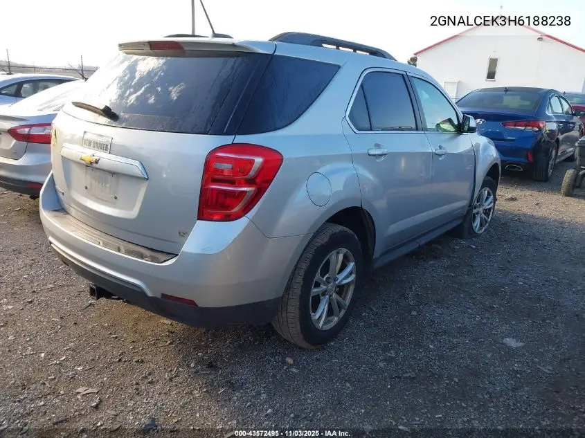 2GNALCEK3H6188238 2017 Chevrolet Equinox Lt