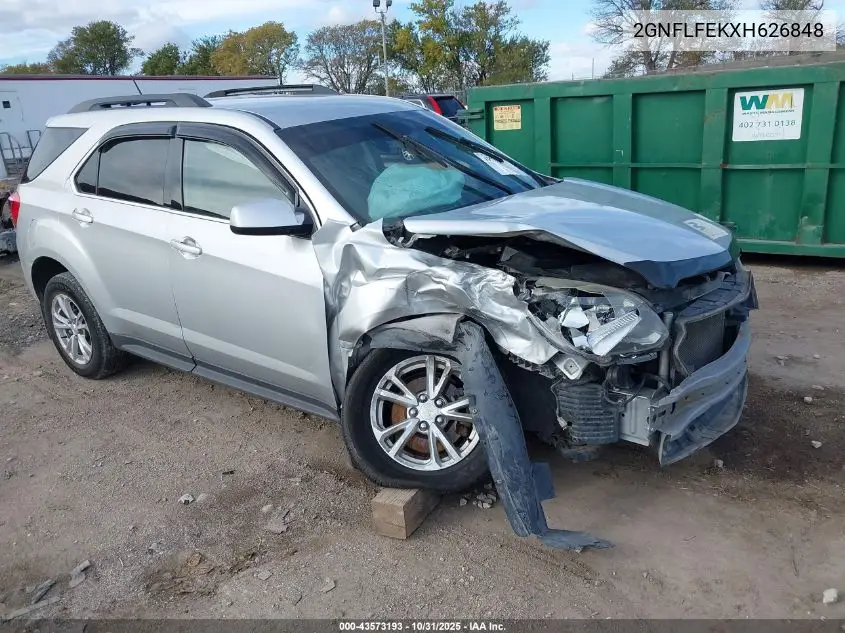 2GNFLFEKXH6268482 2017 Chevrolet Equinox Lt