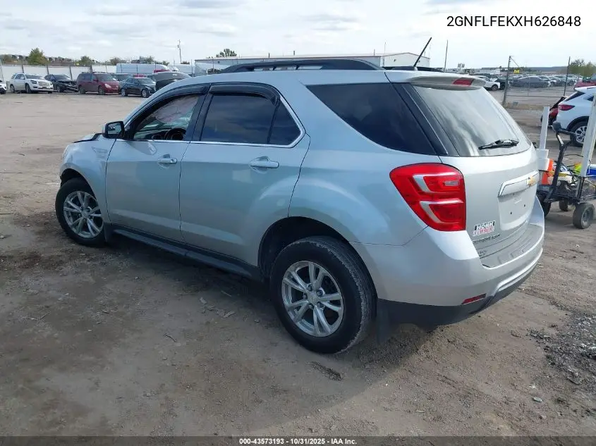 2GNFLFEKXH6268482 2017 Chevrolet Equinox Lt