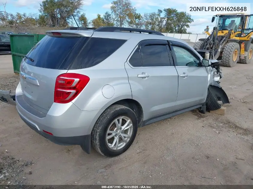 2GNFLFEKXH6268482 2017 Chevrolet Equinox Lt