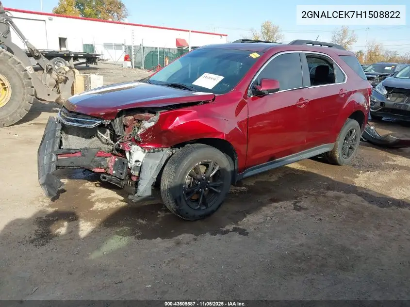 2GNALCEK7H1508822 2017 Chevrolet Equinox Lt