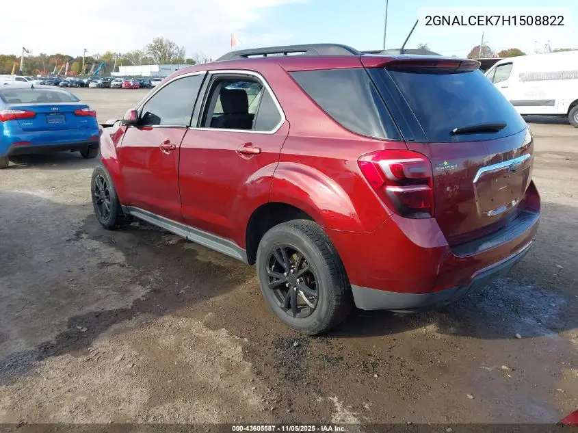 2GNALCEK7H1508822 2017 Chevrolet Equinox Lt