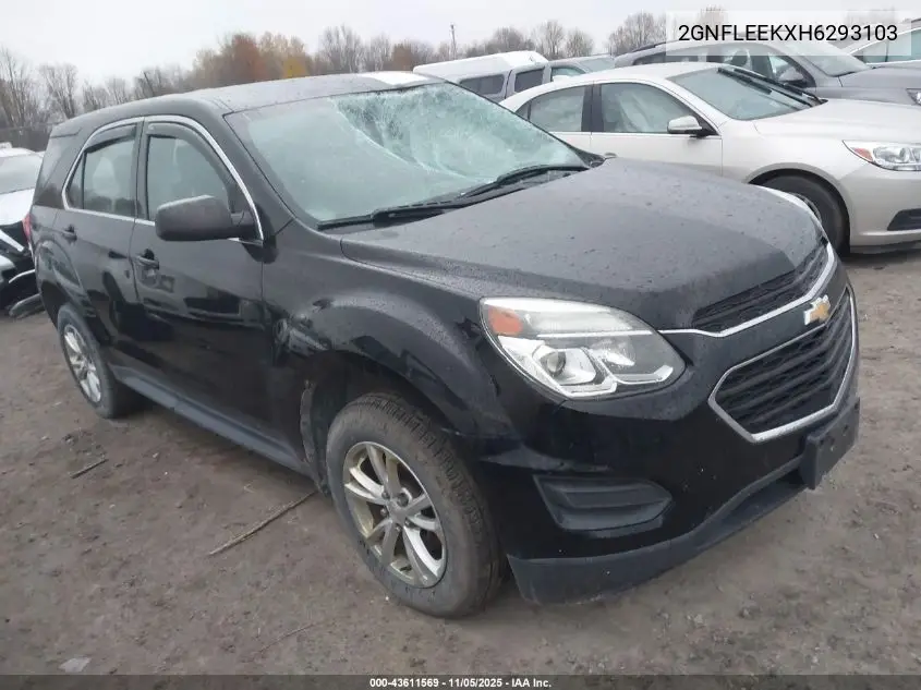 2GNFLEEKXH6293103 2017 Chevrolet Equinox Ls